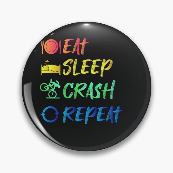 Item preview, Copy of Eat Sleep Crash Repeat designed and sold by roosoth.
