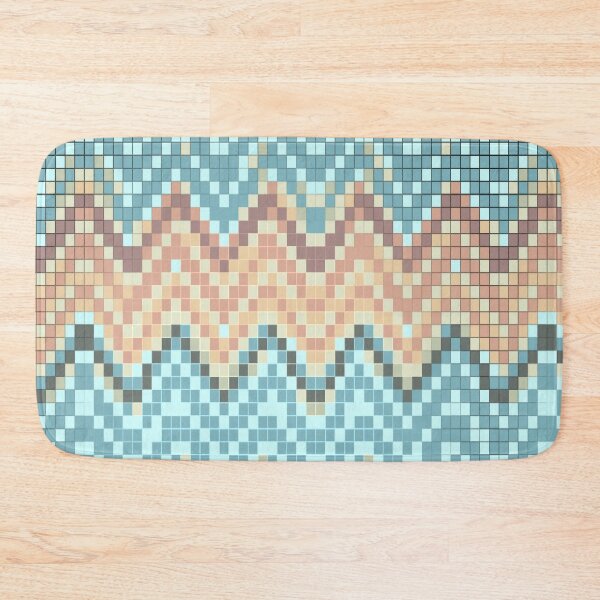 Item preview, 70's Groovy Mosaics Wavy Pattern designed and sold by Zoo-Moo.