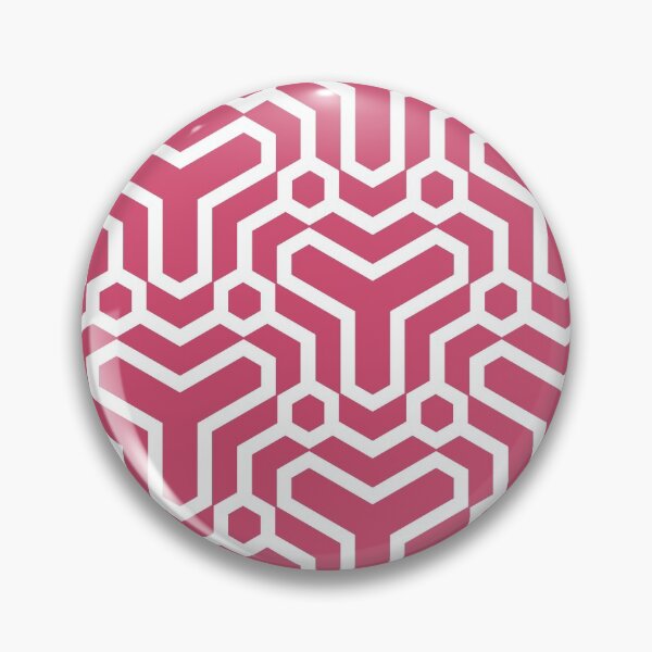 Artikelvorschau, Pink and White Minimal Line Art Pattern 5 Pairs DE 2022 Popular Color Pink Punch DE5048 entworfen und verkauft von ColorOfTheYears.