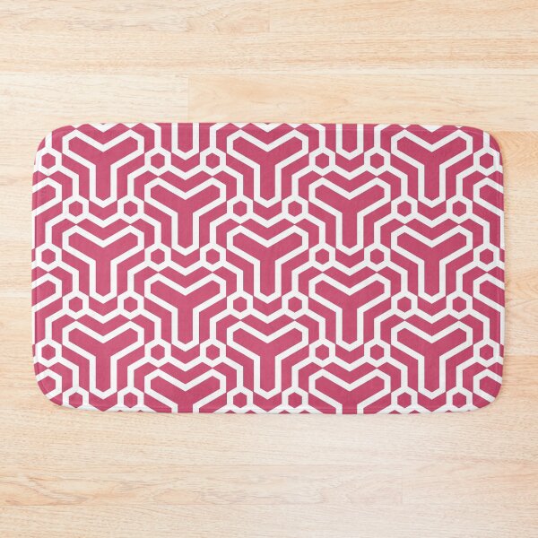 Item preview, Pink and White Minimal Line Art Pattern 5 Pairs DE 2022 Popular Color Pink Punch DE5048 designed and sold by ColorOfTheYears.
