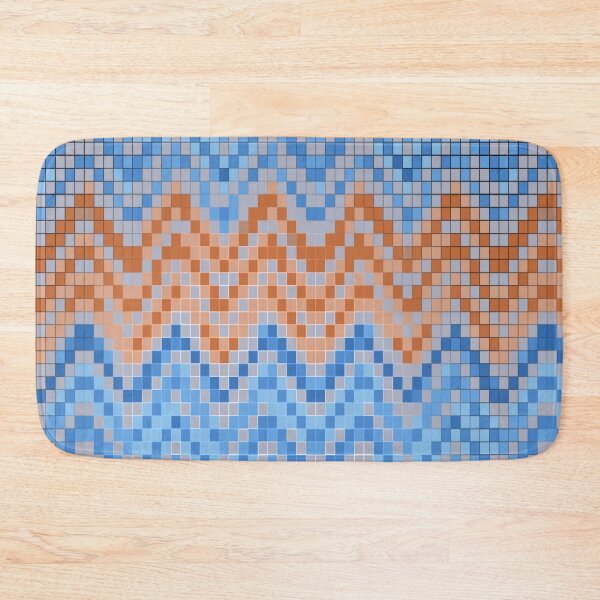 Item preview, 70's Groovy Mosaics Wavy Pattern designed and sold by Zoo-Moo.