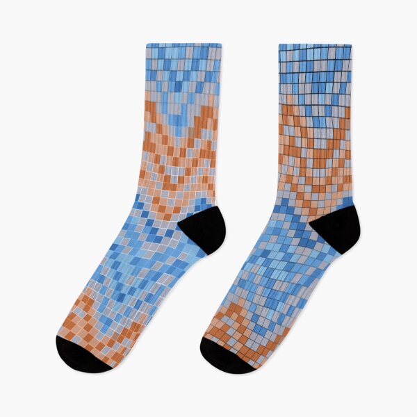Item preview, 70's Groovy Mosaics Wavy Pattern designed and sold by Zoo-Moo.