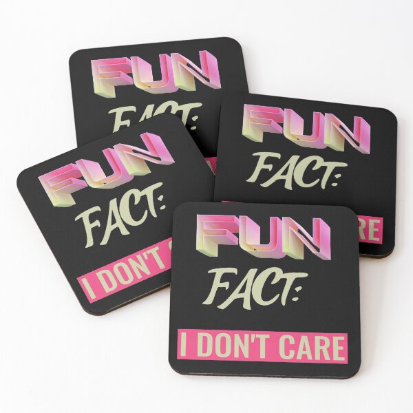 Item preview, Fun Fact I Don't Care Funny Sayings Graphic  designed and sold by Paula Helit.