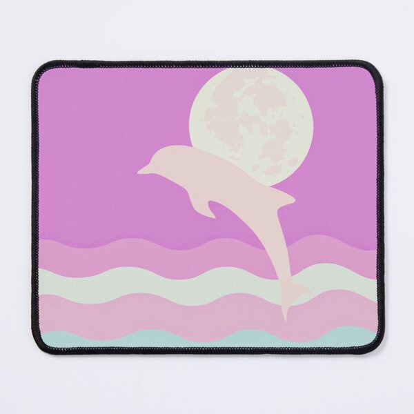 Item preview, Pink Dolphin Nighttime Scene designed and sold by fontspree.