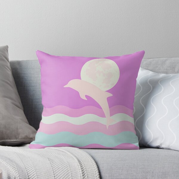 Item preview, Pink Dolphin Nighttime Scene designed and sold by fontspree.
