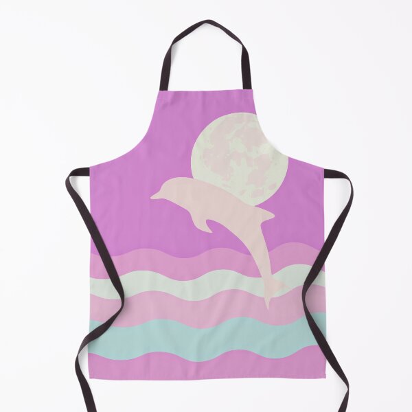 Item preview, Pink Dolphin Nighttime Scene designed and sold by fontspree.