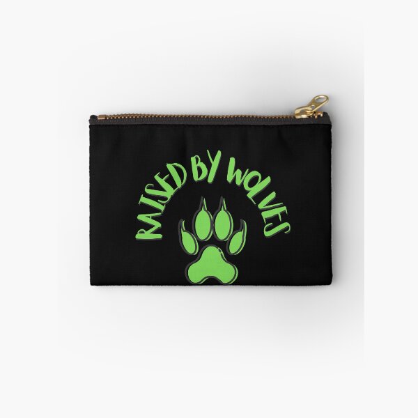 Item preview, Raised by Wolves Green Animal Paw Print Sarcasm Funny designed and sold by LGbubble.