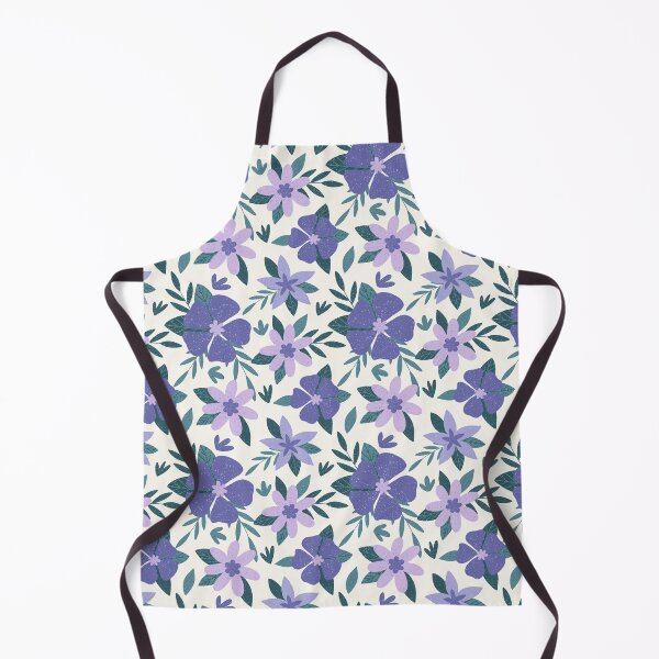 Item preview, Purple decorative flowers on a beige background designed and sold by IrinaOstapenko.
