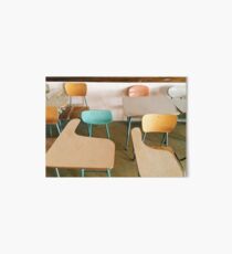 Vintage School Desks Art Board
