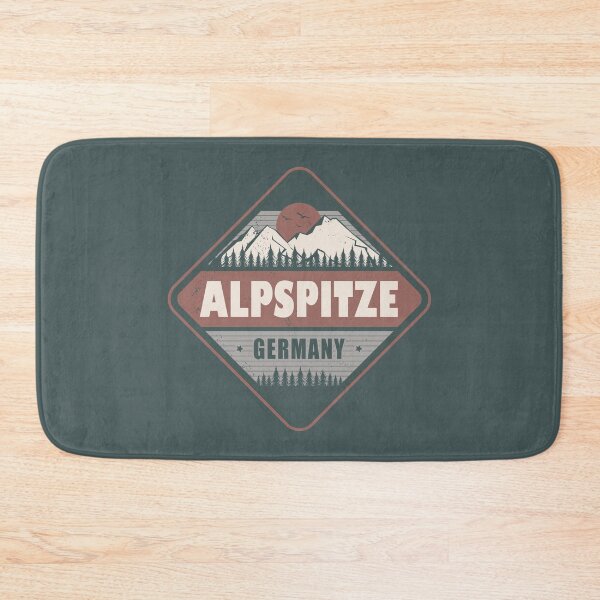 Item preview, Alpspitze Bavaria Germany Vintage Hiking Design designed and sold by CynthiaGraphics.