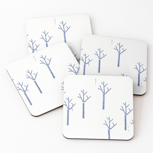 Item preview, Blue Winter Trees designed and sold by ellenmueller.