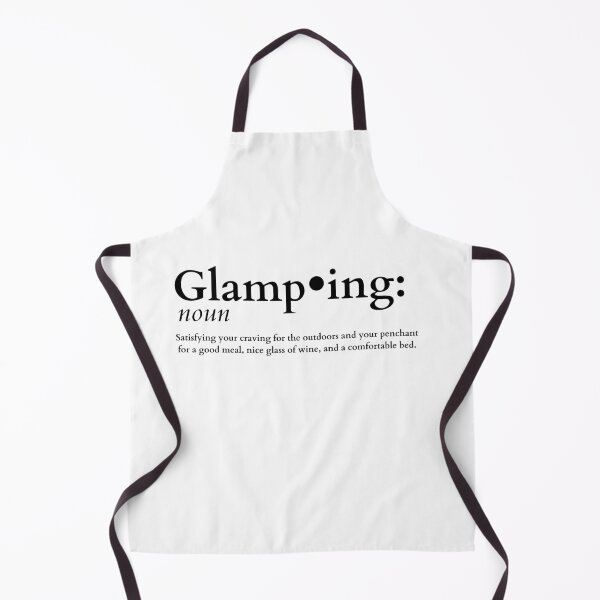 Item preview, Glamping Definiton Styled Text Camping designed and sold by ArtsySaturn.