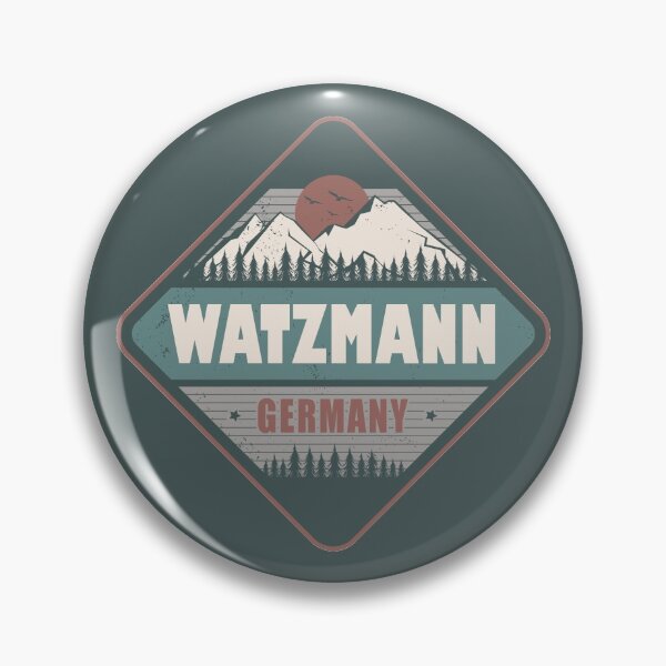Item preview, Watzmann Bavaria Germany Vintage Hiking Design designed and sold by CynthiaGraphics.