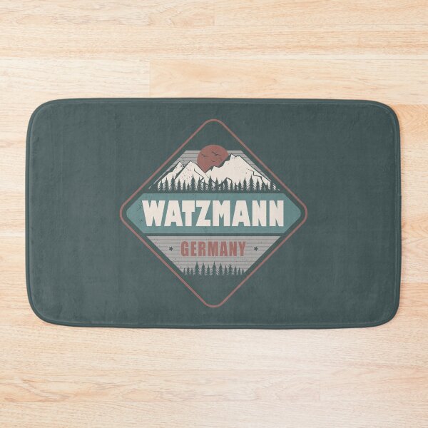 Item preview, Watzmann Bavaria Germany Vintage Hiking Design designed and sold by CynthiaGraphics.