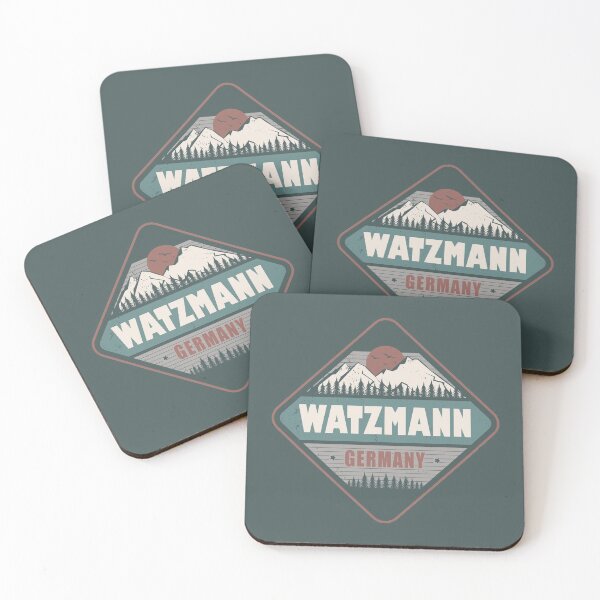 Item preview, Watzmann Bavaria Germany Vintage Hiking Design designed and sold by CynthiaGraphics.