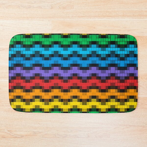 Item preview, Groovy Wavy Cubes In Retro 70 S Colors designed and sold by Zoo-Moo.