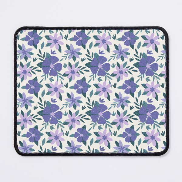 Item preview, Purple decorative flowers on a beige background designed and sold by IrinaOstapenko.