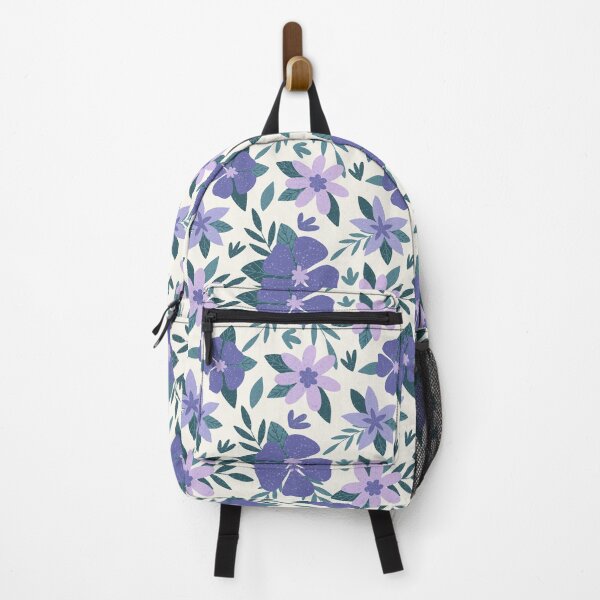 Item preview, Purple decorative flowers on a beige background designed and sold by IrinaOstapenko.