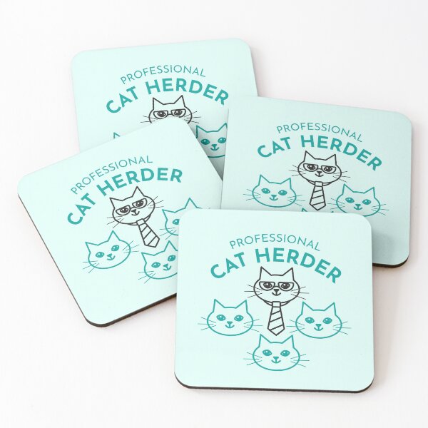 Item preview, Professional Cat Herder and Manager blue designed and sold by ellastella.