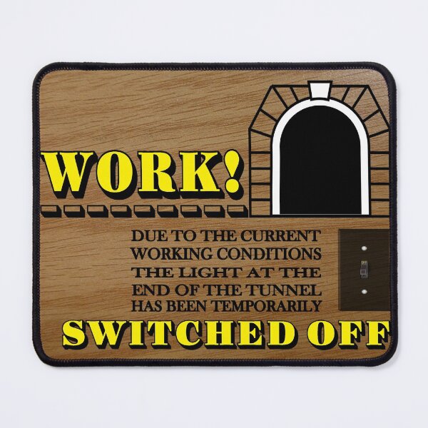 Item preview, WORK designed and sold by Knotty-Signs.