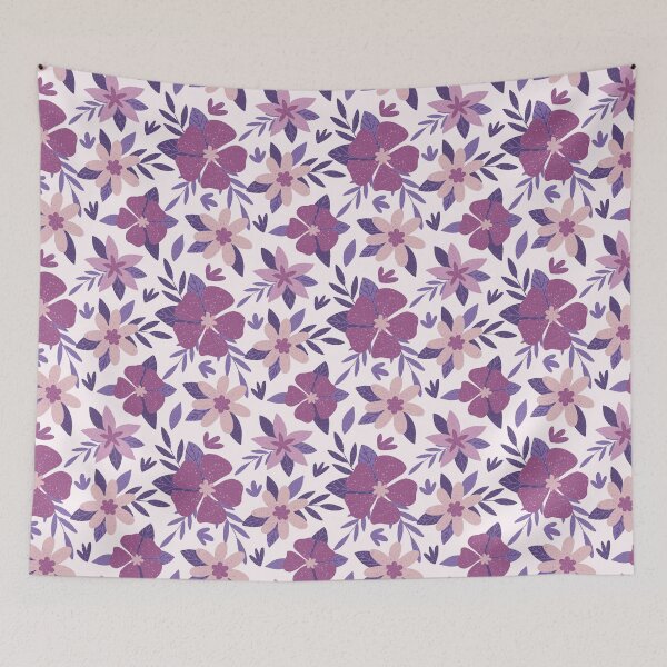 Item preview, Purple decorative flowers designed and sold by IrinaOstapenko.