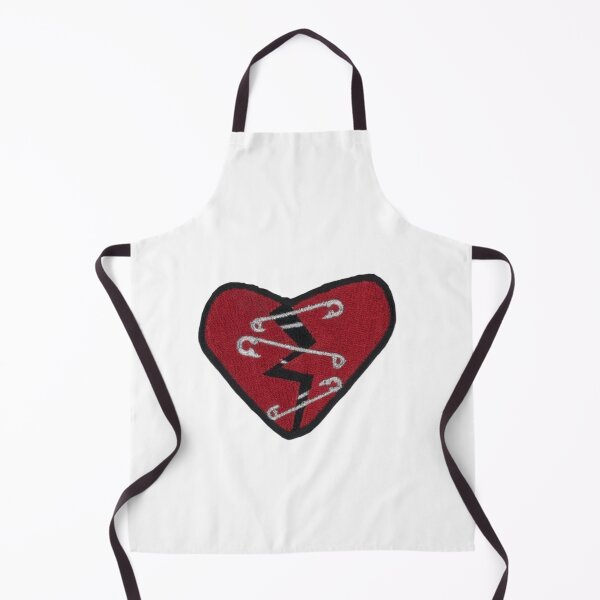 Item preview, Goth alt heart with pins  designed and sold by Eternallykawaii.
