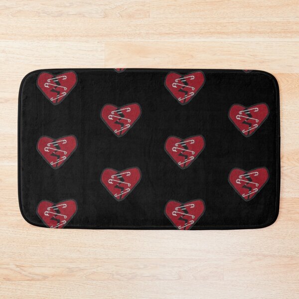 Item preview, Goth alt heart with pins  designed and sold by Eternallykawaii.