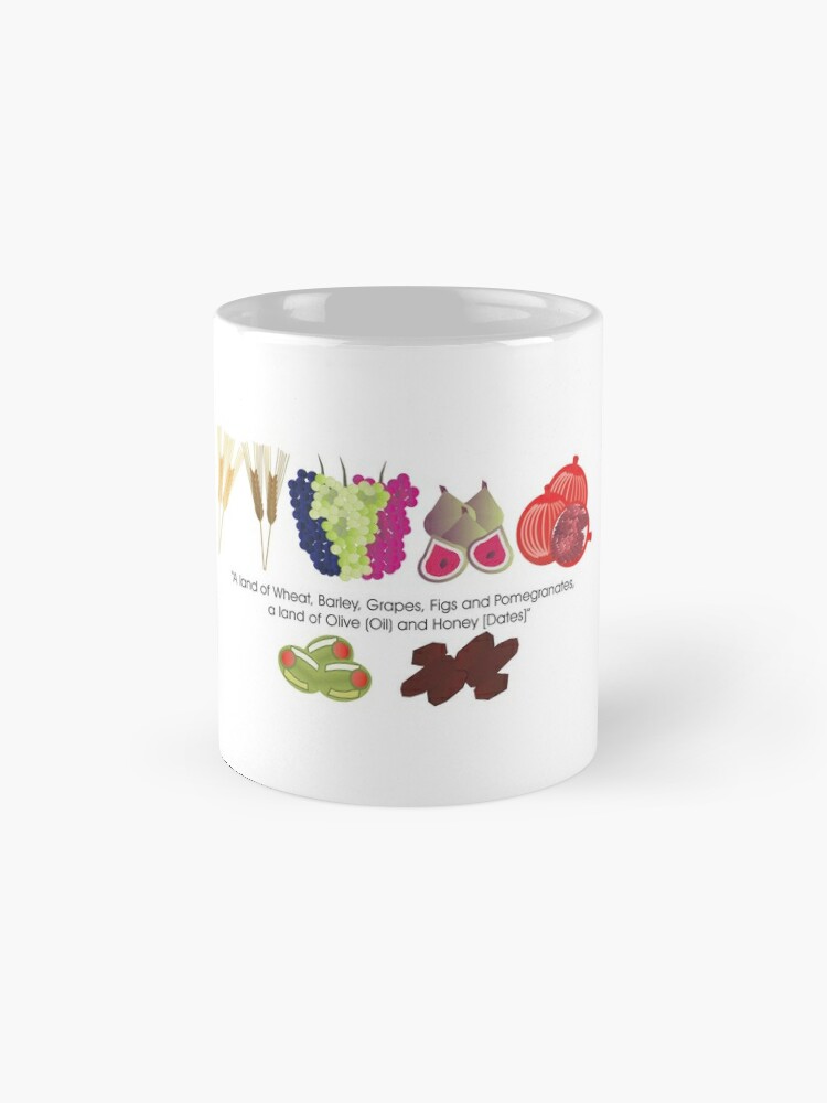 Thumbnail 4 of 6, Coffee Mug, Seven Types of Fruit in Israel designed and sold by compugraphd.