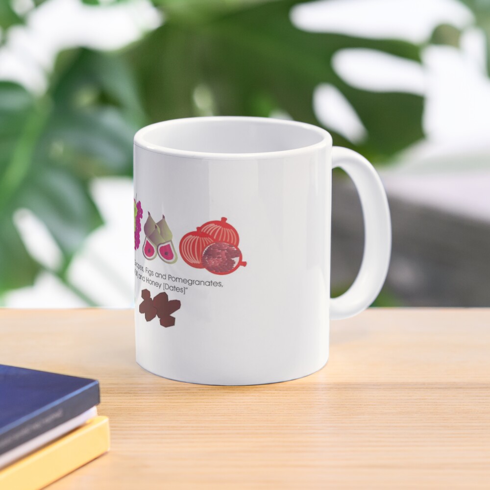 Seven Types of Fruit in Israel Coffee Mug