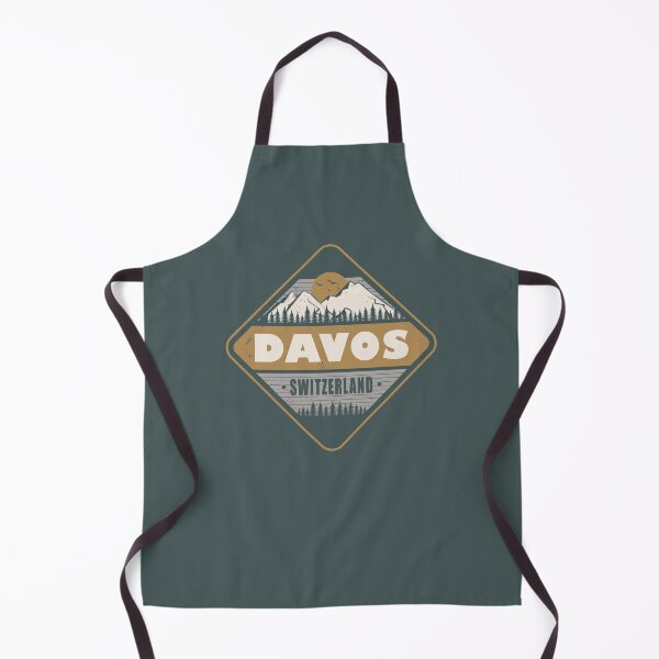 Item preview, Davos Switzerland Swiss Alps Vintage Hiking Design designed and sold by CynthiaGraphics.