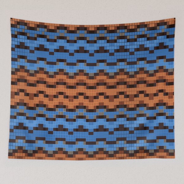 Item preview, Groovy Wavy Cubes In Retro 70's Colors designed and sold by Zoo-Moo.