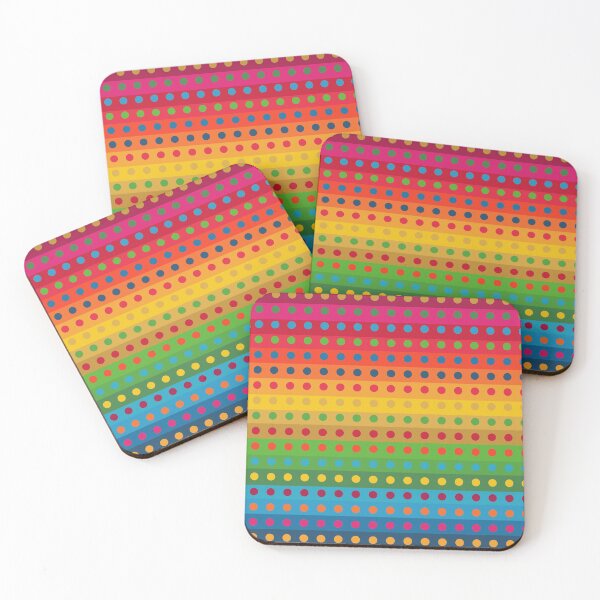Item preview, Rainbow Dots Pattern horizontal designed and sold by greatnorris.