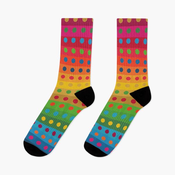 Item preview, Rainbow Dots Pattern horizontal designed and sold by greatnorris.