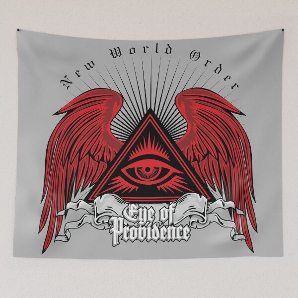 Item preview, ojo de la providencia con alas designed and sold by amid999.