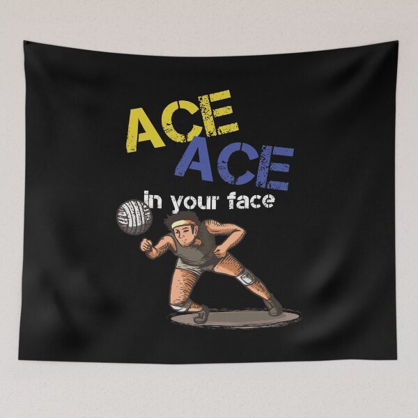 Item preview,  Ace Ace in your Face Beach Volleyball Player Design Lover  designed and sold by Rzelemenz.