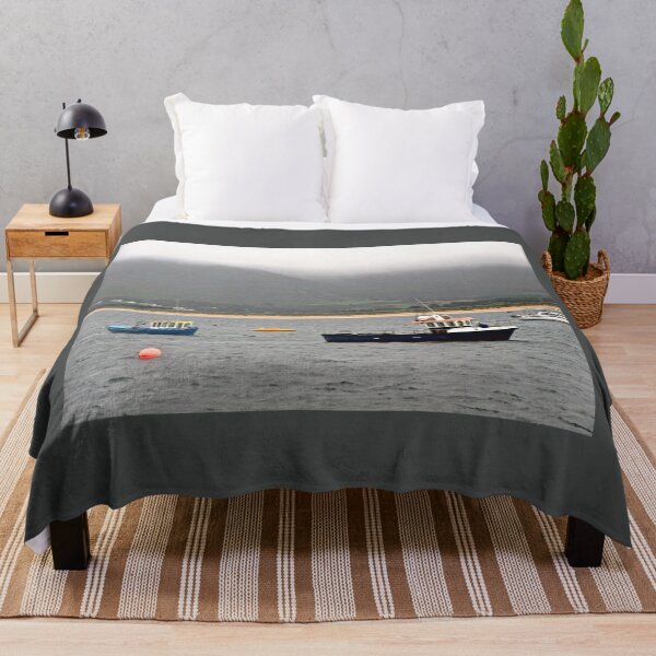 Item preview, Fermanagh Fishing Boats in the rain designed and sold by Shulie1.