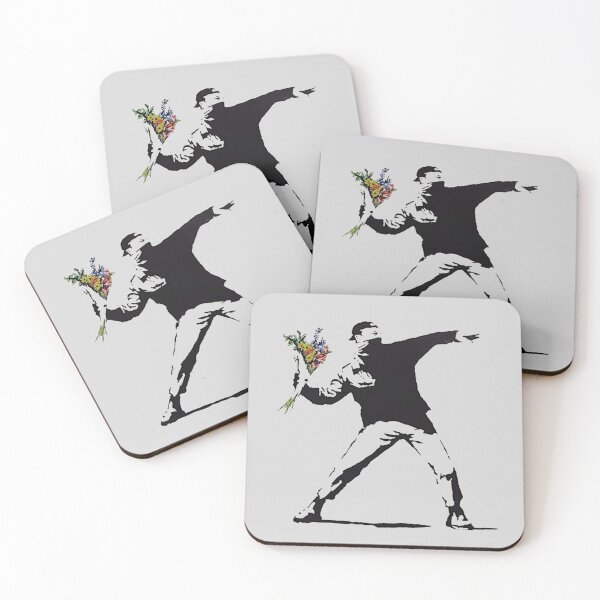 Item preview, Banksy Flower Bomber designed and sold by CitiesonWalls.