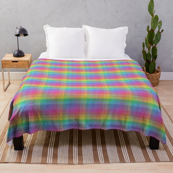 Item preview, Pastel Rainbow Plaid designed and sold by spaceacedesigns.
