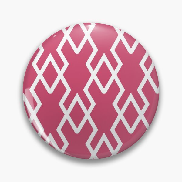 Item preview, Pink and White Tessellation Line Pattern 19 Pairs DE 2022 Popular Color Pink Punch DE5048 designed and sold by ColorOfTheYears.