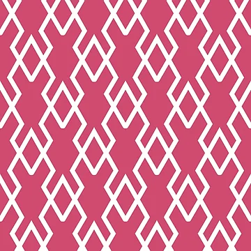 Imagen de la obra Pink and White Tessellation Line Pattern 19 Pairs DE 2022 Popular Color Pink Punch DE5048 de ColorOfTheYears