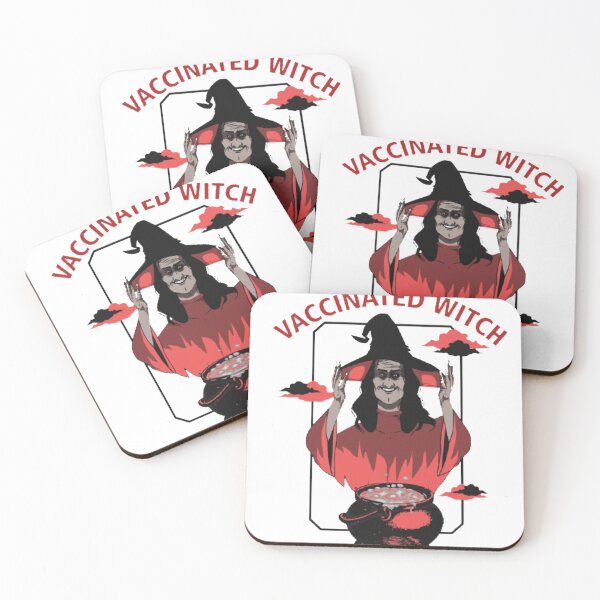 Item preview, vaccinated witches designed and sold by Ala Muk.