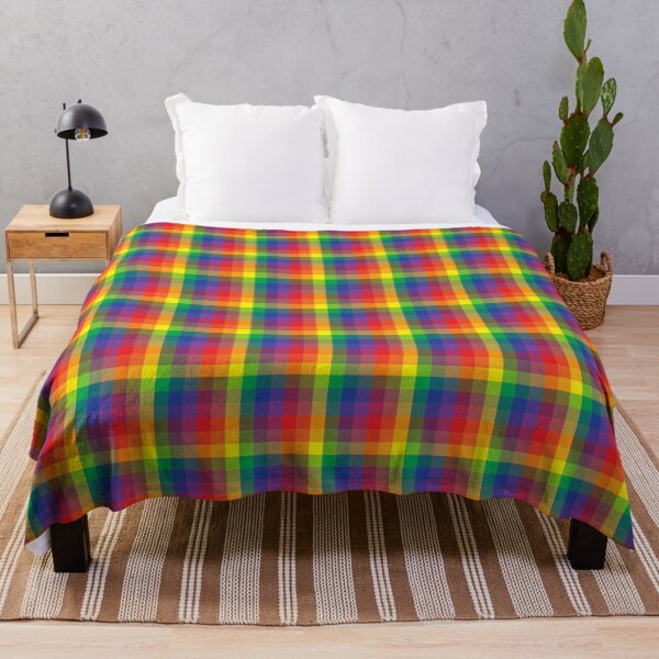 Item preview, Rainbow Plaid designed and sold by spaceacedesigns.