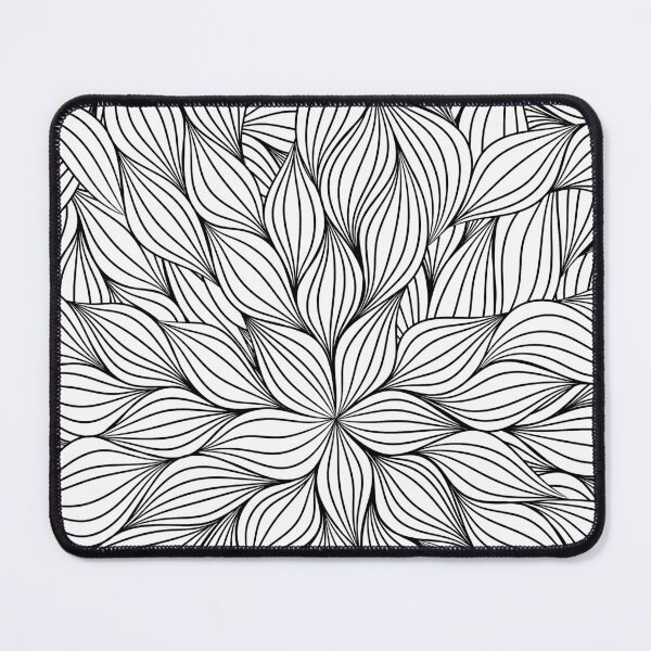 Item preview, Lineart Abstract Floral Pattern designed and sold by ToySenTrends.