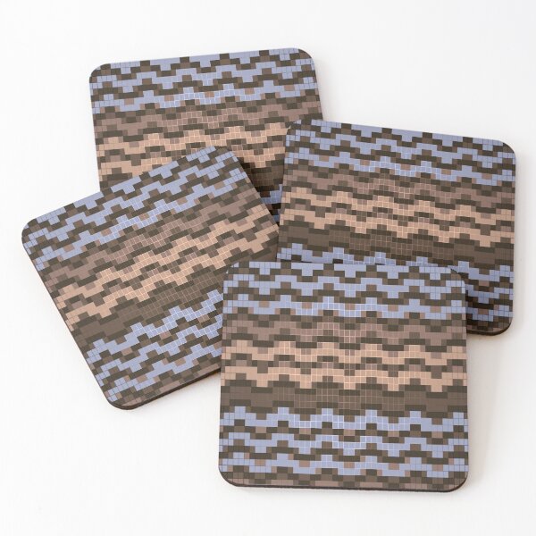 Item preview, Groovy Wavy Cubes In Retro 70's Colors designed and sold by Zoo-Moo.