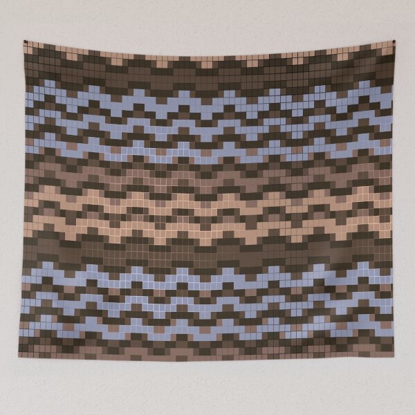 Item preview, Groovy Wavy Cubes In Retro 70's Colors designed and sold by Zoo-Moo.