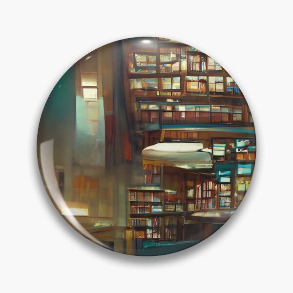 Item preview, AI Generated Library Art designed and sold by naturegirf.