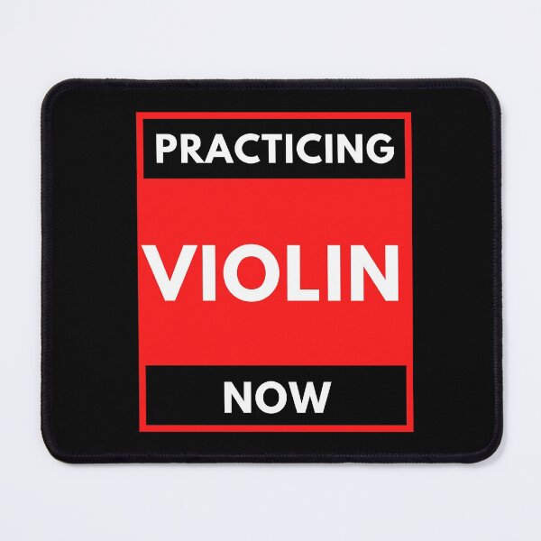 Item preview, PRACTICING VIOLIN NOW - red designed and sold by Musicianst0re.