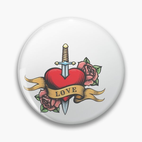Item preview, Heart pierced by Sword designed and sold by devaleta.