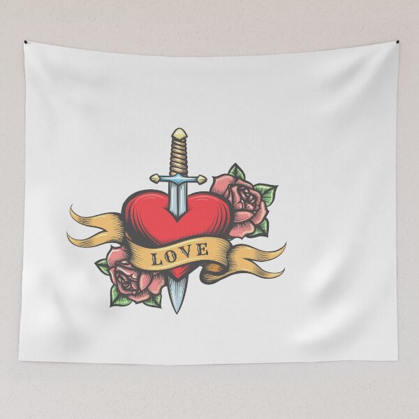 Item preview, Heart pierced by Sword designed and sold by devaleta.