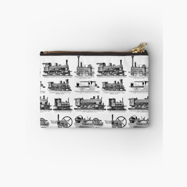 Item preview, Vintage retro steam old trains poster black designed and sold by Nishad4.